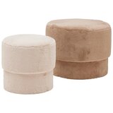 Premium Living Set Taburejev Susa -trend-, Rjavosiva, Bež, 2 Kos Cene