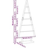 vidaXL Kovinsko božično drevesce z stojalom Črna 90 cm Jeklo | Shoptok.si