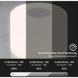 BRILONER LED prigušiva punjiva dodirna spoljašnja stona lampa LED/2W/5V 2700K IP44 mat hrom | Eponuda.com