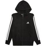 Adidas Športna jopa na zadrgo 'Essentials' črna / bela Cene