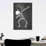 Opviq zidna dekoracija Skeleton 1, 45x70 cm 2 mm, Crna Cene