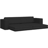  Krevet na razvlačenje Crna 245 x 78 x 77 cm tkanina | shoptok.hr