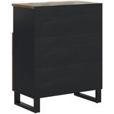  Komoda s 2 vrata 60 x 33 x 75 cm od masivnog obnovljenog drva | Eponuda.ba