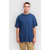 Quiksilver Birdwood Jacquard T-shirt dark denim htge str jac | Shoptok.si