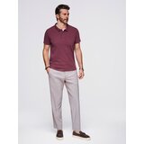 Ombre Men's polo t-shirt with decorative buttons | shoptok.hr