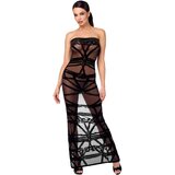 Noir Handmade F358 Bondesque Opera Off-Shoulder Long Dress Black S | Shoptok.si