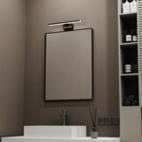 Greentech LED kupaonska zidna lampa, Green Tech, crna, 840 lm, 12W, 4000 K, IP44, 60 cm | shoptok.hr