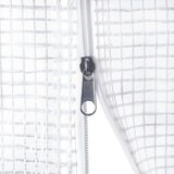  Staklenik s čeličnim okvirom bijeli 24 m² 8 x 3 x 2 m | shoptok.hr