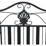  Vrtna klupa Crna 103,5 x 59 x 89 cm Čelik | shoptok.hr