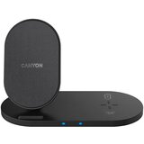 Canyon wireless charger WS-202 10W 2in1 Black | Eponuda.ba