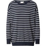 Kaffe Pulover 'Mala' mornarska / bela | Shoptok.si