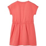  Dječja haljina s vezicom koraljne boje 128 | shoptok.hr