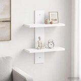  Zidna polica Bijela 30 x 13,5 x 43 cm Prerađeno drvo | shoptok.hr