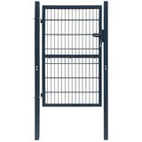 vidaXL 2D vrata za ogradu (jednostruka) antracit siva 106 x 170 cm Cijene