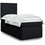 vidaXL spring krevet s madracem crni 80 x 200 cm od tkanine | shoptok.hr