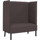  Sofa z visokim naslonom Temno rjava 109x56x121 cm Tkanina, (22094470) | Shoptok.si