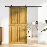 vidaXL vrata za skedenj corona 100x210 cm masivni les bor Cene