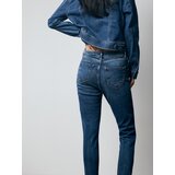 Reserved - Slim mid rise traperice - mornarsko plava | shoptok.hr