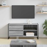 vidaXL TV omarica Siva Sonoma 100 x 36 x 49,5 cm Konstruiran les | Shoptok.si