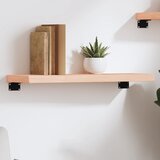 Maison Chic Stenska polica - Viseča Polica 60x20x4 cm neobdelana trdna hrastovina, (21784655) | Shoptok.si