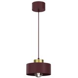 Viseći luster MARTI 1xE27/15W/230V bordo/zlatna Cene