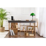 Nordure Pisalna miza v borovem dekorju 120x130 cm Vesper – | Shoptok.si