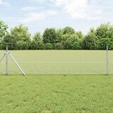 vidaXL ograja v obliki hexagona 0,8x50 m iz pocinkanega jekla | Shoptok.si