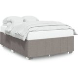 Maison Chic Posteljni okvir - Dvoposteljna postelja - Zakonska postelja brez vzmetnice taupe 160x200 cm blago-J4225, (21768802) Cene