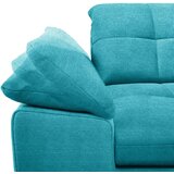 CARRYHOME KOTNA SEDEŽNA GARNITURA, mikrovlakna turkizna | Shoptok.si