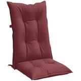  Jastuci za stolice 4 kom prošarano boja vina 120x50x7cm tkanine | shoptok.hr
