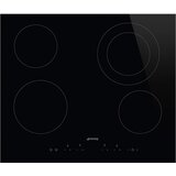 Siemens Smeg Universal SE364ETD hob Black Built-in 60 cm Ceramic hob 4 zone(s) | shoptok.hr