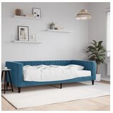 vidaXL Dnevni krevet s madracem plavi 100 x 200 cm baršunasti Cijene