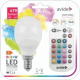 Avide Pametna sijalica, LED 4.9W, E14, RGB+W, 2700K, daljinski – Smart LED Mini Globe 4.9W Cijene