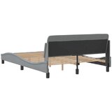  Okvir za krevet Dover svjetlosivi 120 x 200 cm od tkanine | shoptok.hr