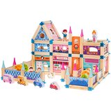  Drvena kućica za igru Princess - 278 elemenata | Shoptok.si