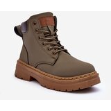 Boto Women's Fleece-Lined Trapper Boots Green Corbin | ePonuda.com