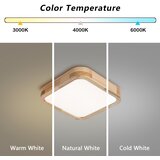 Brilagi LED stropna svetiljka WOODLINE SQUARE LED/32W/230V 3000/4000/6000K hrast 30x30 | Eponuda.com