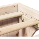 vidaXL Postelja Naravni les Borov les Enojna Trajna | Shoptok.si