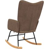  Stolica za ljuljanje od tkanine smeđa | shoptok.hr
