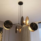  Visilica na sajli MOTIF 4xE27/15W/230V crna/zlatna | Eponuda.com