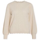Vila Emi Knit - Super Light Natural Melan Bež | shoptok.hr