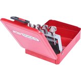 Ks Tools Komplet rezkal za stožčasto vrtanje in strganje HSS, trdna kaseta iz jeklene pločevine, 6 kosov | Shoptok.si