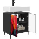  Kupaonski ormar HEESCH Crni hrast 60 x 40 x 61 cm | shoptok.hr