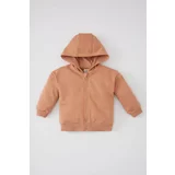 Defacto Baby Girl Hooded Thin Cardigan