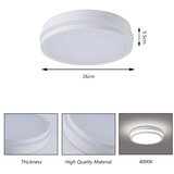  Brilagi - LED spoljašnje plafonsko svetlo BENE LED/24W/230V prečnik 26 cm bela IP54 | Eponuda.com
