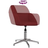  Vrtljiv pisarniški stol vinsko rdeče blago, (21377371) | Shoptok.si