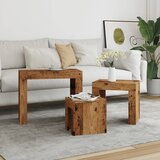  Uklapajući stolići za kavu 3 kom boja drva konstruirano drvo | shoptok.hr