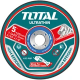 Total 25 kosov/komplet ultra tanke plošče za rezanje kovine 125x1x22,2 mm (TAC21012525)