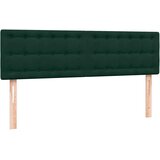 Box Spring krevet s madracem tamno zeleni 160x220 cm baršun | shoptok.hr