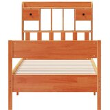  s regalom za knjige bez madraca 75 x 190 cm od borovine | shoptok.hr